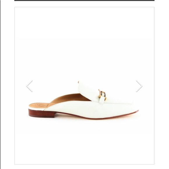 NEW Tory Burch "Amelia" Backless Loafer Ivory - Picture 3 of 12